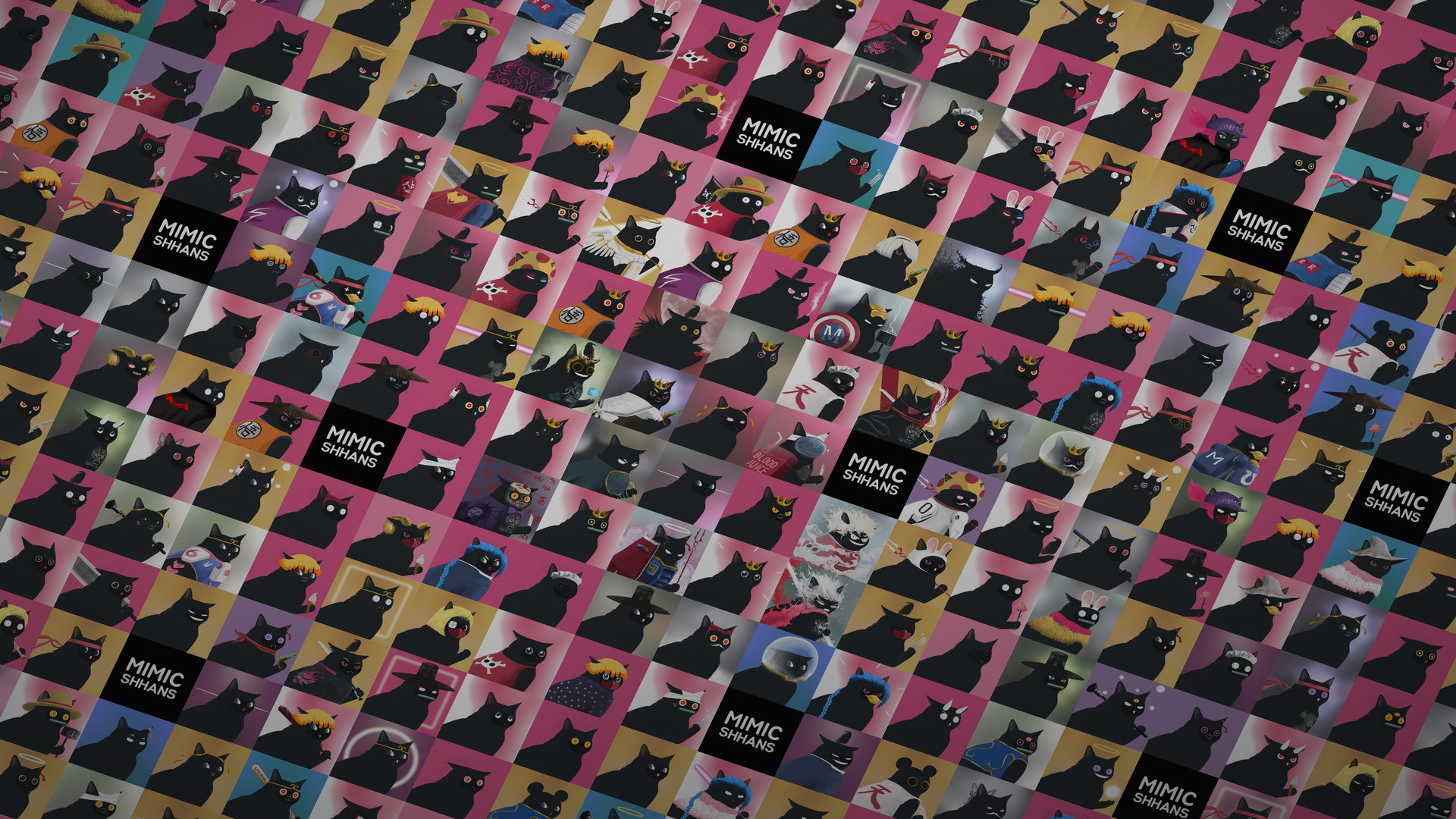 Mimic Shhans mosaic with logo preview